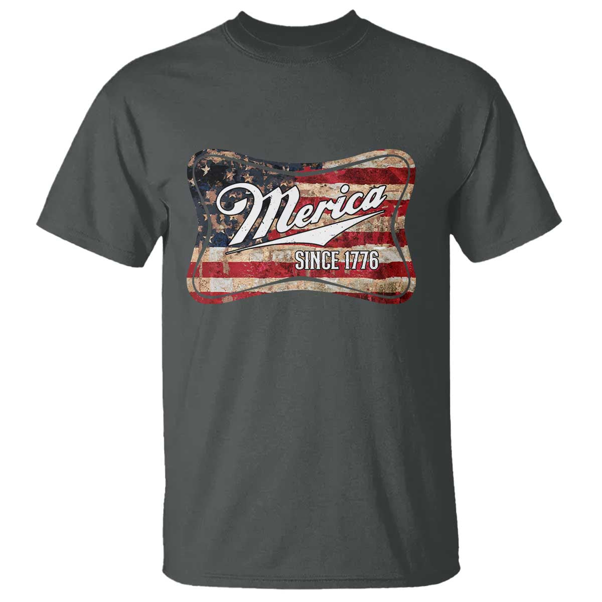 Funny Merica Since 1776 T Shirt 4th of July Beer Lover American Flag - Wonder Print Shop