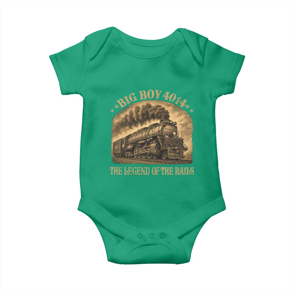 Steam Locomotive Legend of The Rails Train Baby Onesie