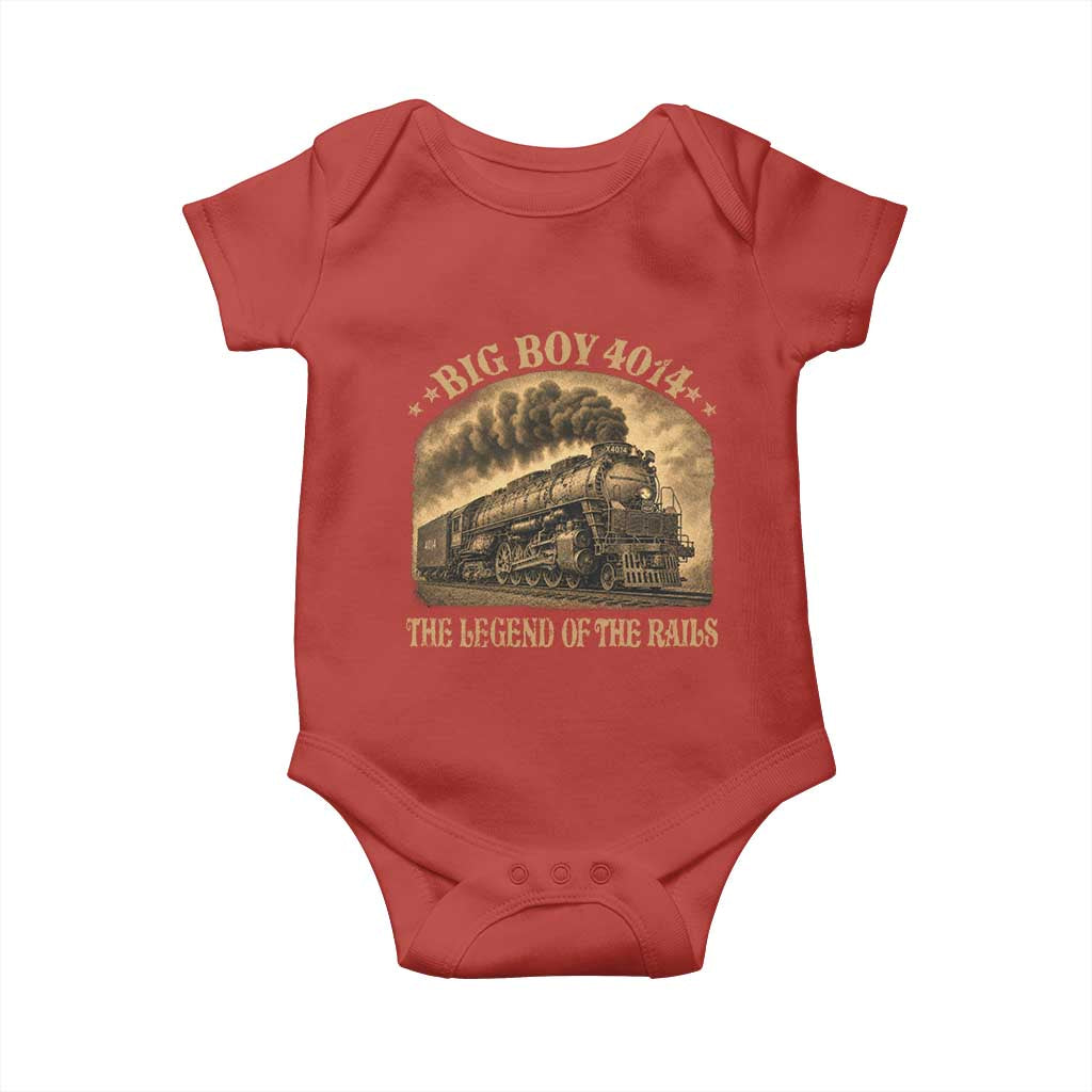 Steam Locomotive Legend of The Rails Train Baby Onesie