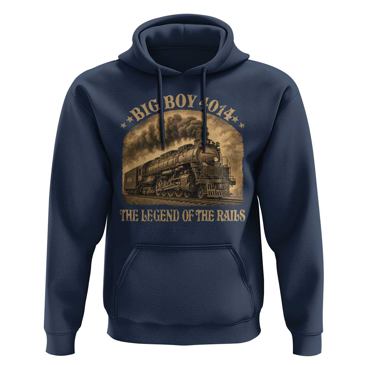 Steam Locomotive Legend of The Rails Train Hoodie