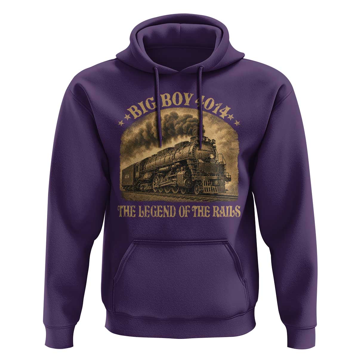 Steam Locomotive Legend of The Rails Train Hoodie