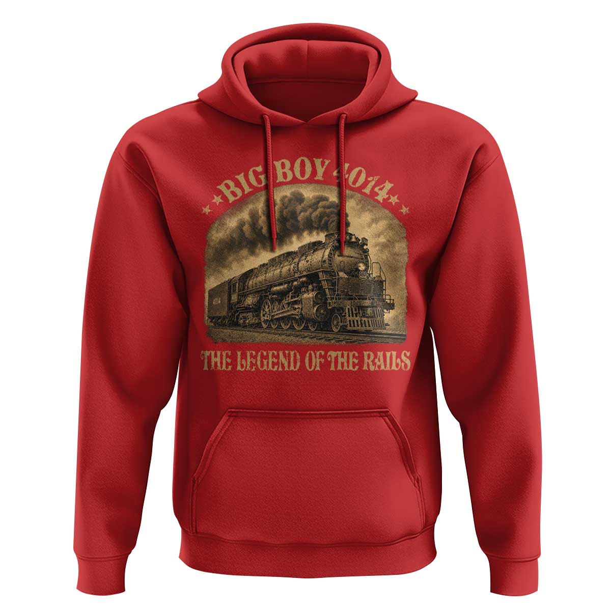 Steam Locomotive Legend of The Rails Train Hoodie