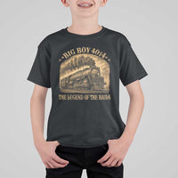 Steam Locomotive Legend of The Rails Train T Shirt For Kid