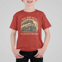 Steam Locomotive Legend of The Rails Train T Shirt For Kid