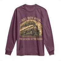 Steam Locomotive Legend of The Rails Train Long Sleeve Shirt