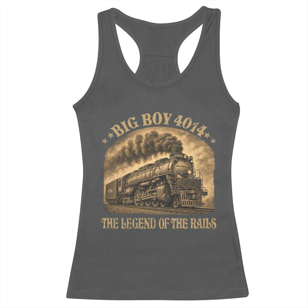 Steam Locomotive Legend of The Rails Train Racerback Tank Top