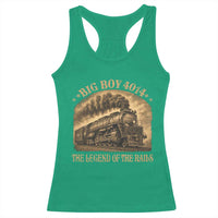 Steam Locomotive Legend of The Rails Train Racerback Tank Top
