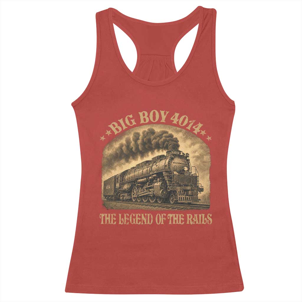 Steam Locomotive Legend of The Rails Train Racerback Tank Top