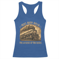 Steam Locomotive Legend of The Rails Train Racerback Tank Top