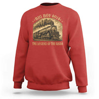 Steam Locomotive Legend of The Rails Train Sweatshirt