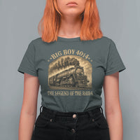 Steam Locomotive Legend of The Rails Train T Shirt For Women