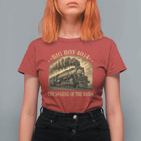 Steam Locomotive Legend of The Rails Train T Shirt For Women