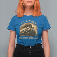 Steam Locomotive Legend of The Rails Train T Shirt For Women
