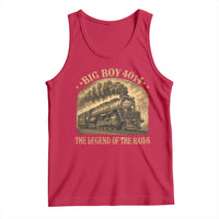 Steam Locomotive Legend of The Rails Train Tank Top