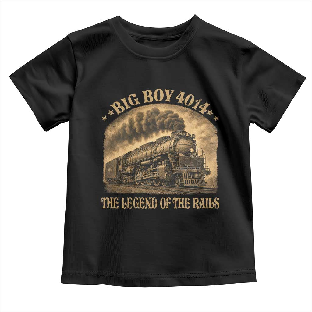 Steam Locomotive Legend of The Rails Train Toddler T Shirt