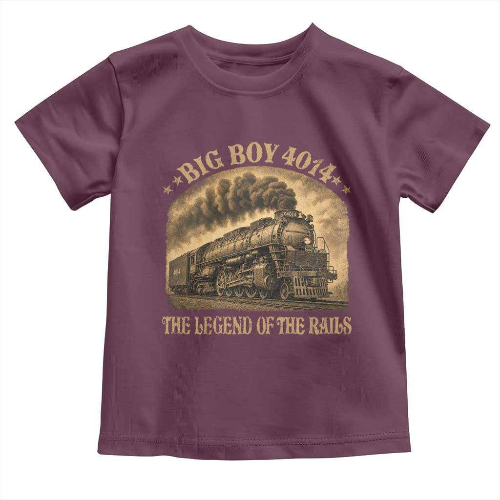Steam Locomotive Legend of The Rails Train Toddler T Shirt