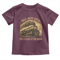 Steam Locomotive Legend of The Rails Train Toddler T Shirt