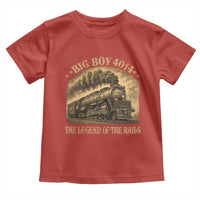 Steam Locomotive Legend of The Rails Train Toddler T Shirt