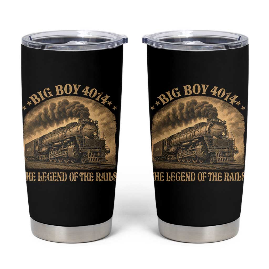 Steam Locomotive Legend of The Rails Train Tumbler Cup