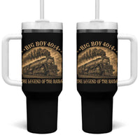 Steam Locomotive Legend of The Rails Train Tumbler With Handle