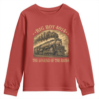 Steam Locomotive Legend of The Rails Train Youth Sweatshirt