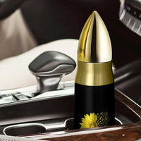 Ewings Sarcoma Awareness Bullet Tumbler Yellow Flower Petal Ribbons Sunflower