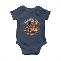 Master Baiter Fishing Lover Baby Onesie I Jerk It Every Chance I Get Funny Bass Fishing