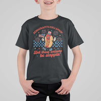 Democracy Is Collapsin But These Weiners Be Slappin 4th of July T Shirt For Kid