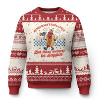 Democracy Is Collapsin But These Weiners Be Slappin 4th of July Ugly Christmas Sweater
