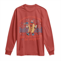 Democracy Is Collapsin But These Weiners Be Slappin 4th of July Long Sleeve Shirt
