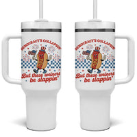Democracy Is Collapsin But These Weiners Be Slappin 4th of July Tumbler With Handle