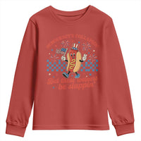 Democracy Is Collapsin But These Weiners Be Slappin 4th of July Youth Sweatshirt