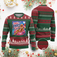 Chill The Fourth Out Doll Meme 4th of July Ugly Christmas Sweater