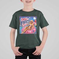 Chill The Fourth Out Doll Meme 4th of July T Shirt For Kid