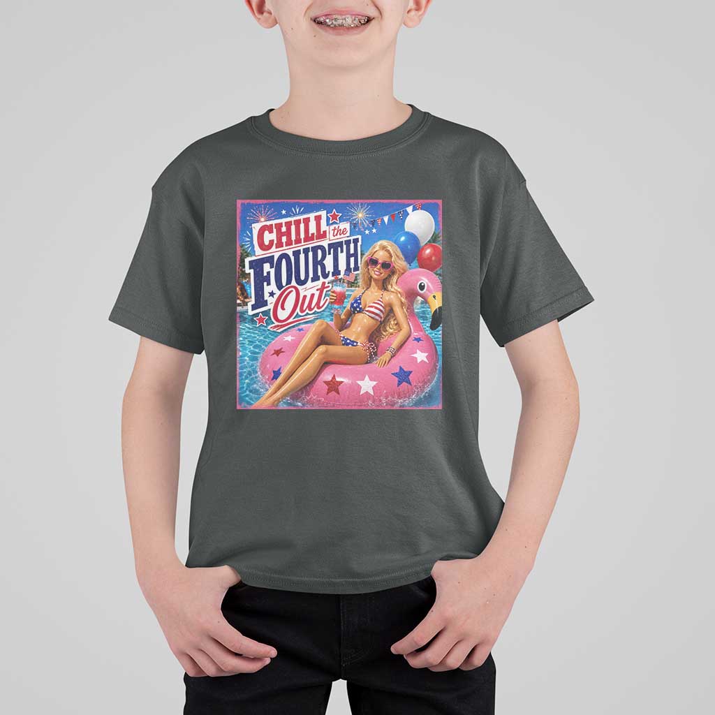 Chill The Fourth Out Doll Meme 4th of July T Shirt For Kid