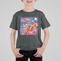 Chill The Fourth Out Doll Meme 4th of July T Shirt For Kid