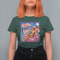 Chill The Fourth Out Doll Meme 4th of July T Shirt For Women