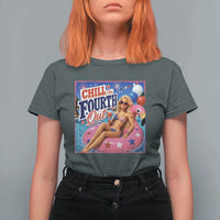 Chill The Fourth Out Doll Meme 4th of July T Shirt For Women