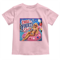 Chill The Fourth Out Doll Meme 4th of July Toddler T Shirt