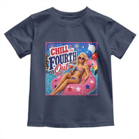 Chill The Fourth Out Doll Meme 4th of July Toddler T Shirt