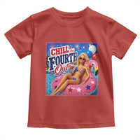 Chill The Fourth Out Doll Meme 4th of July Toddler T Shirt