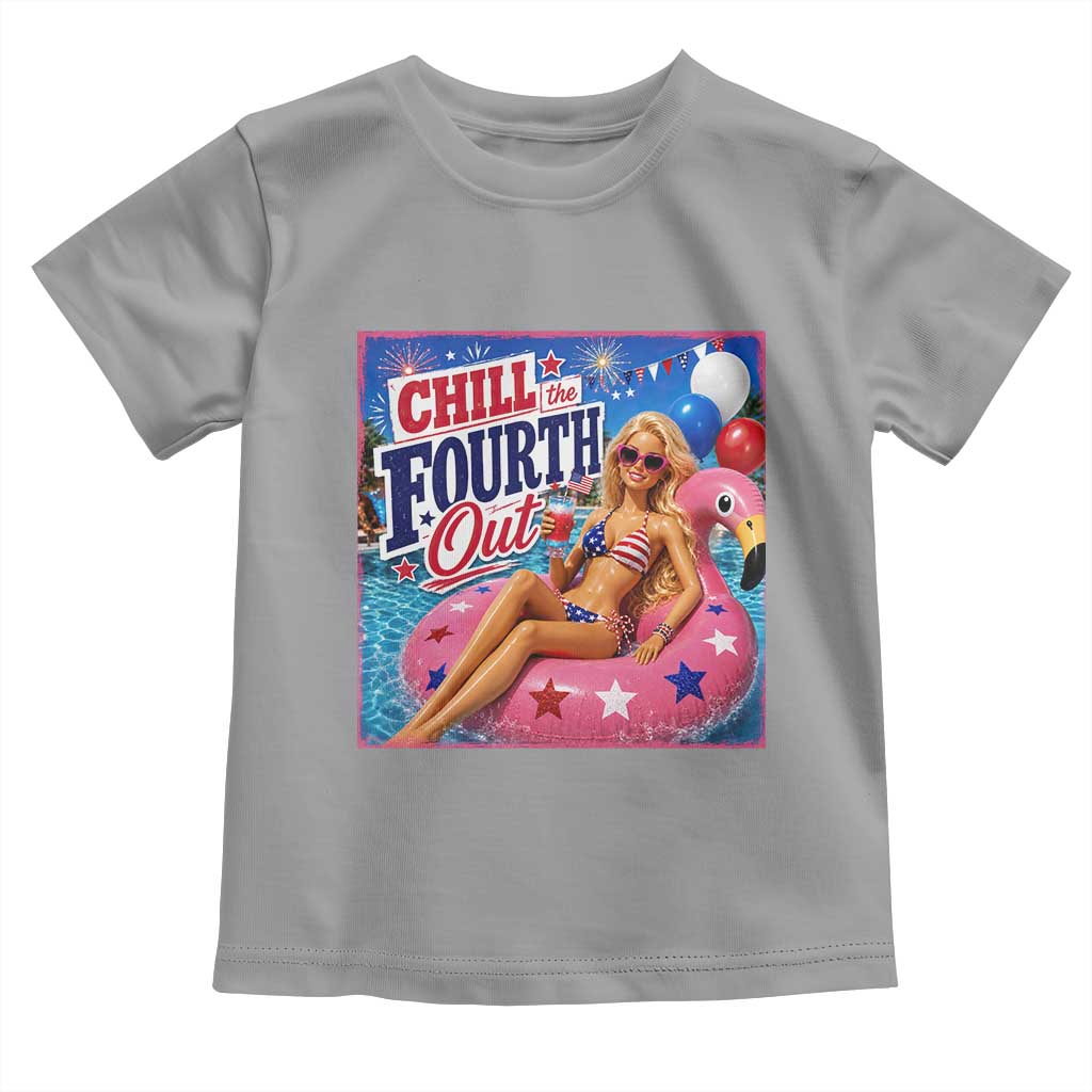 Chill The Fourth Out Doll Meme 4th of July Toddler T Shirt