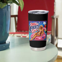 Chill The Fourth Out Doll Meme 4th of July Tumbler Cup