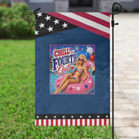 Chill The Fourth Out Doll Meme 4th of July Patriotic Garden Flag