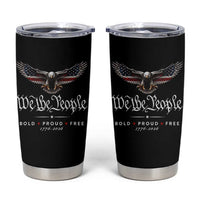 We The People Patriotic Bald Eagle USA 250th Anniversary Bold Proud Free Tumbler Cup