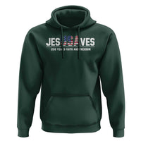 Jesus Saves USA 250th Anniversary Hoodie 250 Years of Fath And Freedom 4th of July