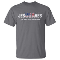 Jesus Saves USA 250th Anniversary T Shirt 250 Years of Fath And Freedom 4th of July