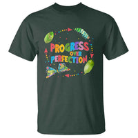 Progress Over Perfection T Shirt Caterpillar Back To School - Wonder Print Shop