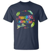 Progress Over Perfection T Shirt Caterpillar Back To School - Wonder Print Shop