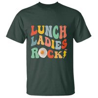 Lunch Ladies Rock T Shirt Retro Groovy Cafeteria Crew Egg Pencil - Wonder Print Shop